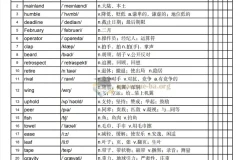 2027 考研英语 颉斌斌 28天考研大纲单词 乱序背诵版PDF