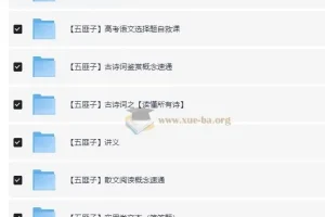 中文系五匪子高中语文课程