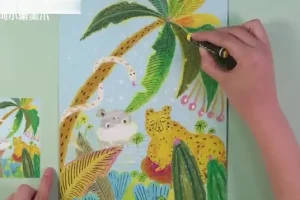 儿童美术启蒙96课：创意绘画与艺术探索