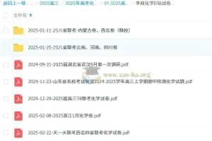 李政 2025高三高考化学 B站试卷精讲合集