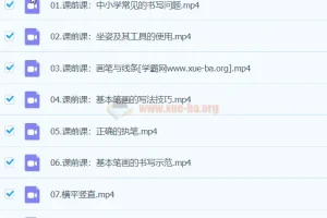 李伟书法幼小思维书写精品课