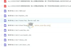 【2023秋上幼升一】小学英语 一年级 新概念英语 预备一级 闫舒月