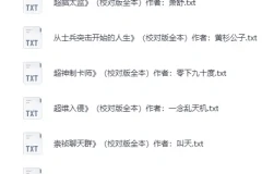 《精校200W字以上长篇小说100部》质量高口碑好可以一追[txt]