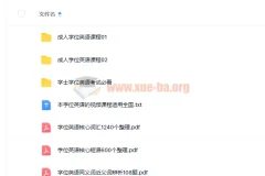 大学英语 成人函授+自考学士学位英语课程[适用于全国] 19.7G视频教程