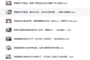 《韩国性感女神黄雅英瑜伽视频教程》