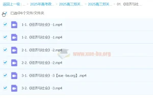 2025高三高考政治 郑关飞政治一轮