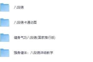 《八段锦》全网收集 详细解说 最全整理视频教程