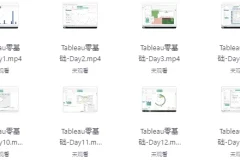 【Tableau零基础教程，带你解锁当下最受欢迎的数据可视化软件】