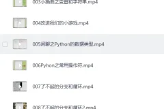 《小甲鱼零基础入门学习Python》(全96集)[MP4]