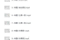 《小蕾老师:英语语法1000题专项精讲》[MP4]