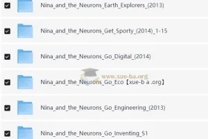 单集播放破百万 BBC英语启蒙科普节目 妮娜和神经元Nina and the Neurons(1-9季) 24.4GB