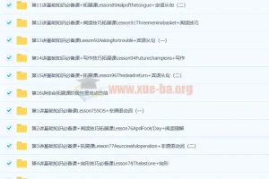 刘飞飞 2021春 初二英语直播勤学班16讲带讲义