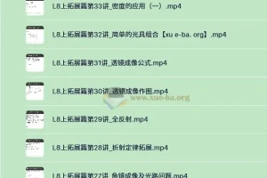 【胡小群物理】初中