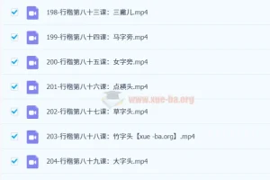 萝卜老师 写字练字课程两套合集