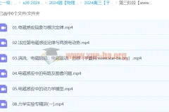 2024高三高考物理 于冲 第三阶段