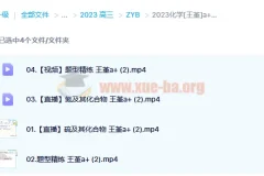 2023高考化学 王嫤 a+一轮复习 暑假班 秋季班更新6讲