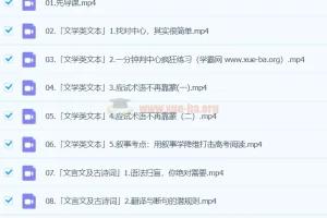 【五非子】毕生绝学·语文高中全题型方法课