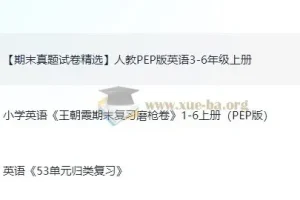 最新小学期末复习试卷