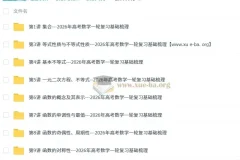 2026年高考数学一轮复习基础梳理：课件+学案（原卷版+解析版）