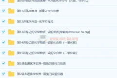 【15讲】[全]初三新生化学暑假班（预习领先班） 陈谭飞