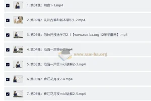 新版轻松学古筝教程 (全61集)