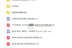 2025高三高考物理 博提提 点睛班