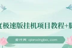百度极速版挂机项目：实操了一周收益一天大概在300左右
