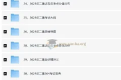 2024年最新二建资料精整大合集