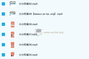 新东方绘本馆 小小托福红宝词库 (视频+PDF) 1.1GB