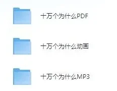 儿童故事《十万个为什么》动画+MP3+PDF版合集