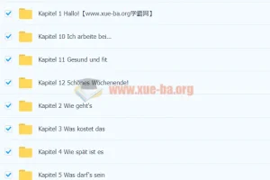 德语初级（柏林广场A1）系统学习，迅速提升，轻松开口说德语