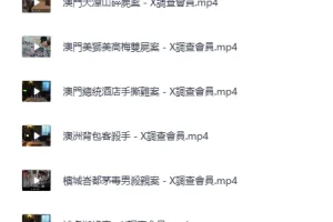 《X调查:B站充电视频油管会员专享》古今中外的真实案件调查[MP4]