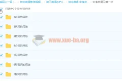 初中英语 中考总复习五步全