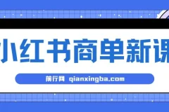 小红书商单,最强蓝海项目！长期稳定，7天变现，商单分配，月入过万