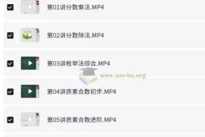 小学数学 5年级数学 何引琼暑假