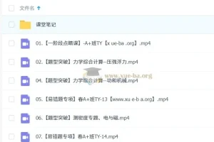 初三 中考物理 付雷 2024-2025 A+ 秋季班 寒假班 春季班
