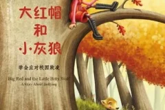 儿童绘本故事《大红帽和小灰狼 》PPT