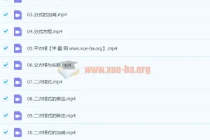 八年级初二数学北京版年卡53讲 分享