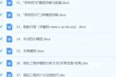 初中数学模型大全汇总电子版50个模型汇总资料中考复习考点