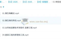 段瑞莹 2026高中 高二生物 二轮寒假班