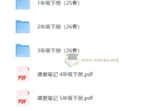 2026 小学语文 课堂笔记 1-6年级下册（语文）（人教）寒假预习