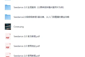 《🔥2026年最火AI视频模型 Seedance 2.0 学习资料包》[MP4]