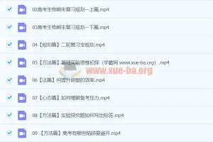 2024高三高考生物 万猛生物 二轮 寒假班