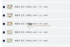 过目不忘小学英语单词海报【课程】【视频，音频，图片】
