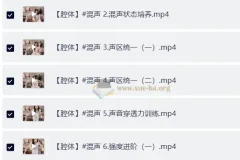 卷卷老师流行声乐课训练营 77GB