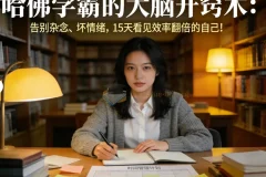 哈佛学霸的大脑开窍术：告别杂念、坏情绪，15天看见效率翻倍的自己！