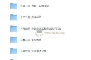 【安全员生产资料】建筑安全员全套资料（安全规程+安全检查+组织设计等）