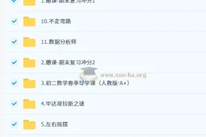 朱韬 初中数学 初二数学数理思维培训班（春上·全国版·S）