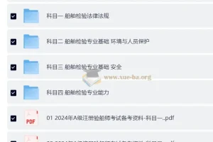 【注册验船师备考资料】2025年A级注册验船师备考资料（题库+船舶检验法律法规+专业基础+专业能力等）