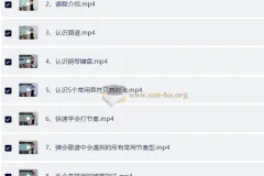 钢琴0基础速成视频课程